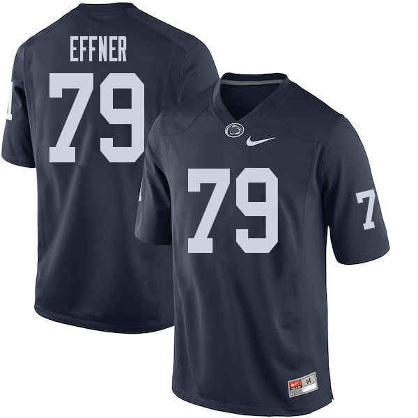 Men #79 Bryce Effner Penn State Nittany Lions College Football Jerseys Sale-Navy